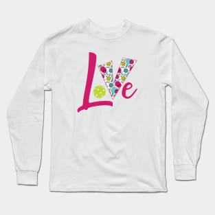 Pickleball Love Long Sleeve T-Shirt